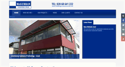 Desktop Screenshot of mcgurranconstruction.com